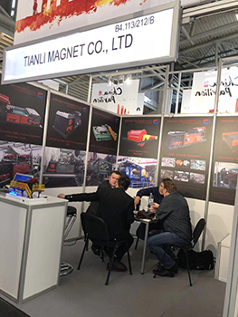 Tianli magnet in IFAT show 01.jpg